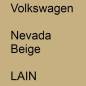 Preview: Volkswagen, Nevada Beige, LAIN.